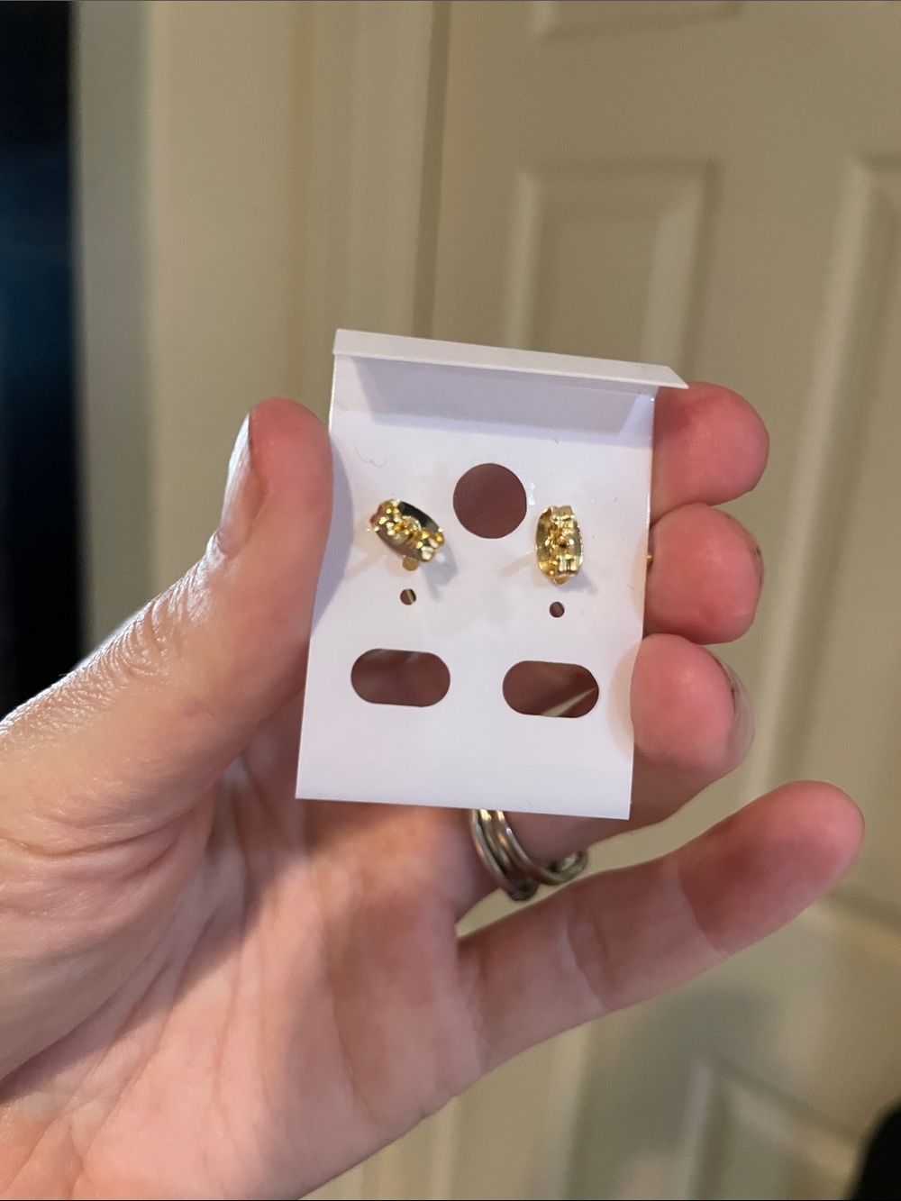Holiday Reindeer Bell Earrings - Picture 4 of 4